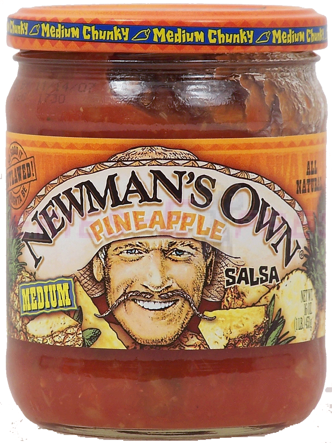 Newman's Own Salsa medium chunky pineapple Full-Size Picture